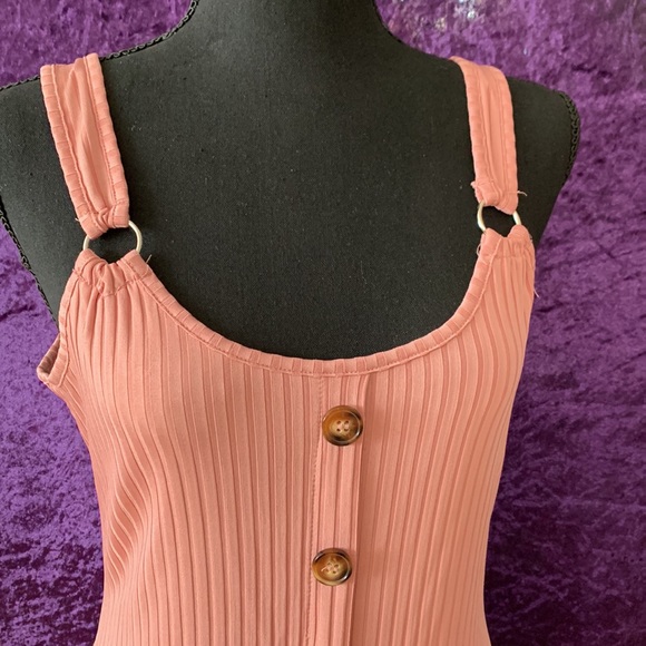 Light pink button down Dress - Picture 2 of 3
